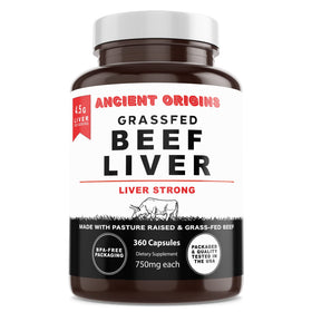 Ancient Origins Foie de Boeuf Élevé à l'Herbe 360 Capsules vue avant