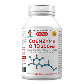 ANDREW LESSMAN Coenzyme Q-10 200 mg 30 capsules front view