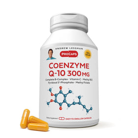 ANDREW LESSMAN Coenzyme Q-10 300 mg 60 Capsules vue de face