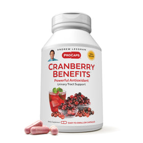 ANDREW LESSMAN Cranberry Benefits 60 capsules vue de face