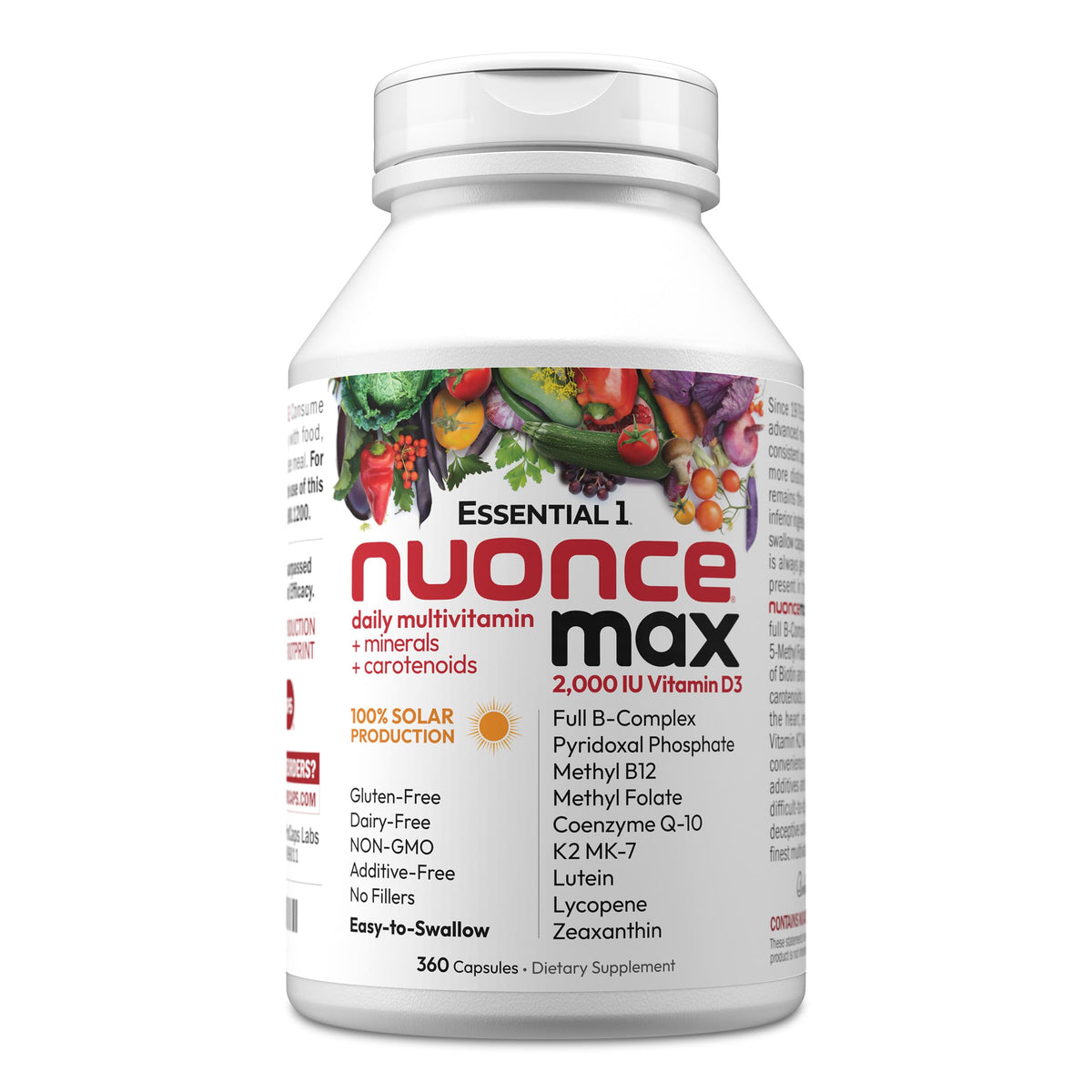 ANDREW LESSMAN Essential-1 NuOnce Max 360 capsules vue de face