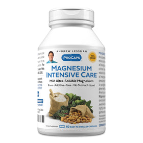 ANDREW LESSMAN Magnésium Intensive Care 200 mg 60 Capsules vue de face
