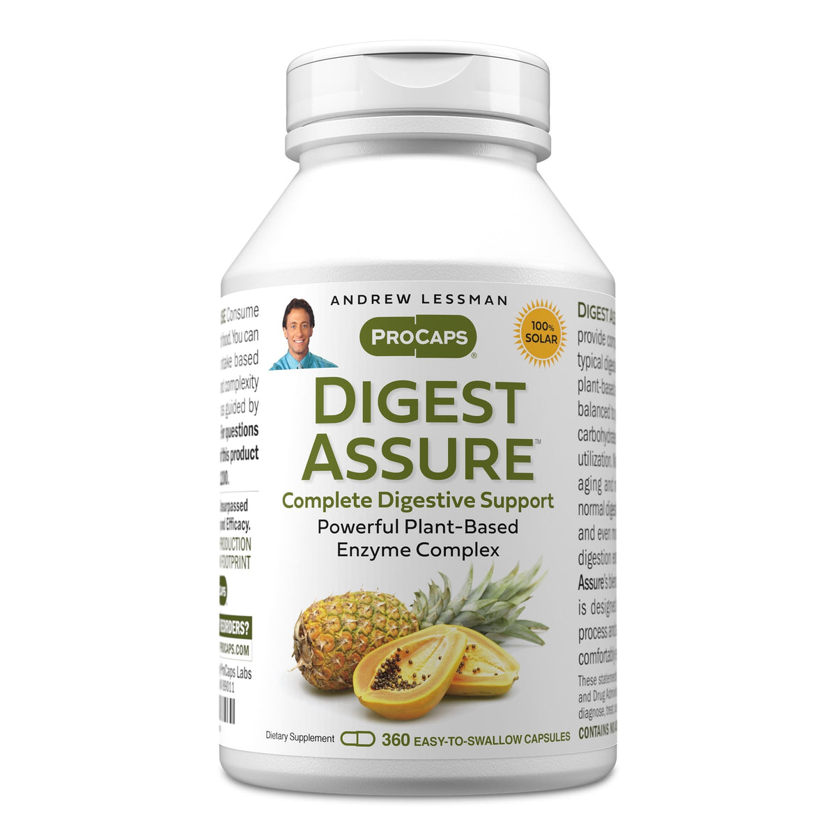 ANDREW LESSMAN ProCaps Assure Enzymes 360 capsules vue avant