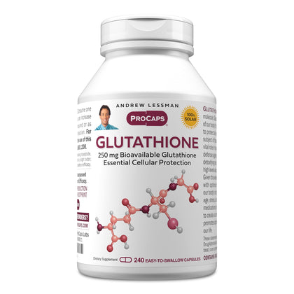 ANDREW LESSMAN ProCaps L-Glutathione 250 mg capsules front view