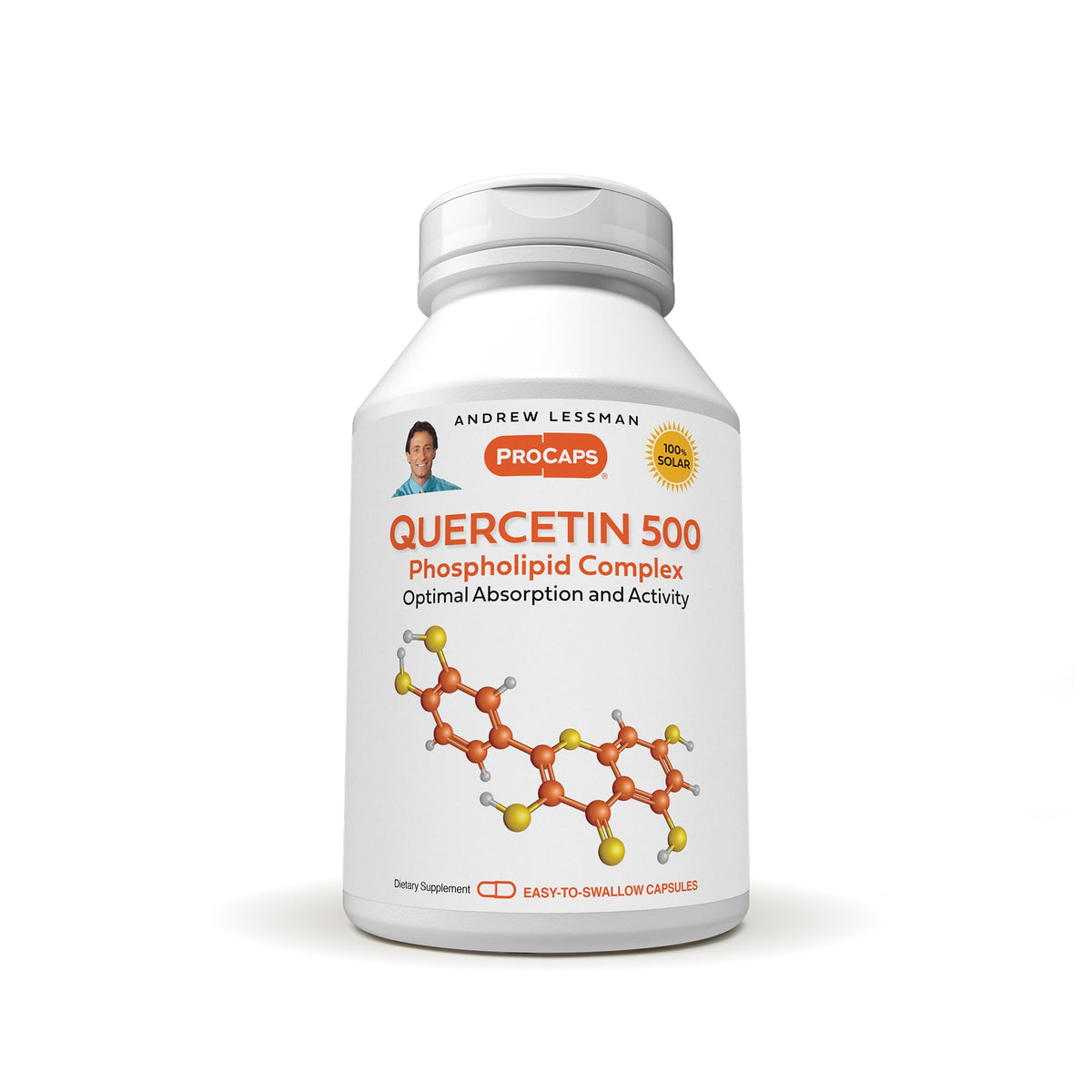 ANDREW LESSMAN Quercetine 500 mg 120 capsules vue de face