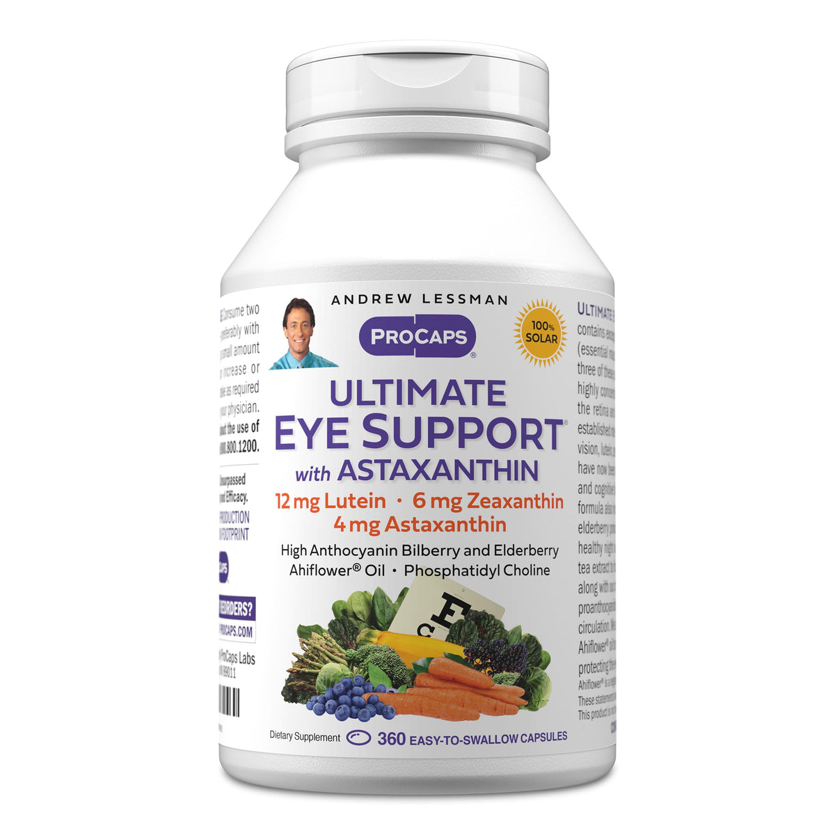 ANDREW LESSMAN Ultimate Eye Support gélules molles packaging