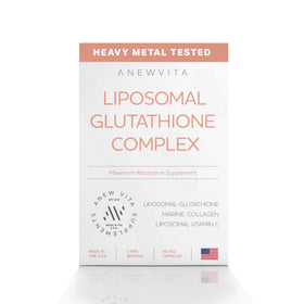 Anew Vita complexe liposomal glutathione 60 capsules vue avant