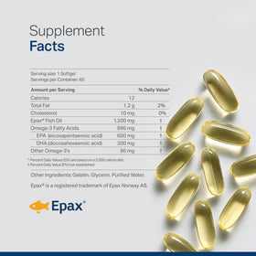 Anew Vita Omega 3 rTG 1200mg gélules arrière
