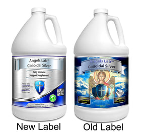 Angels Lab Argent Colloïdal 10 PPM étiquette détaillée