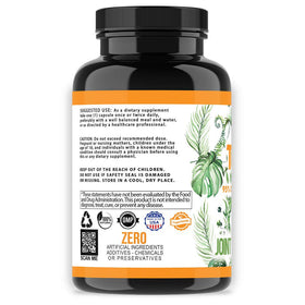 Angry Supplements Curcuma Vegan 60 capsules sur fond blanc