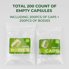 Angtai JN capsules vides 00 dans leur emballage