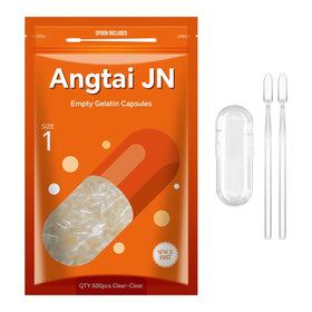 Angtai JN Capsules vides en gélatine bovine, paquet de 500 unités