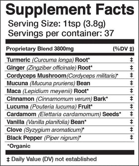 Anima Mundi Golden Sun Milk 142g avec des épices bio