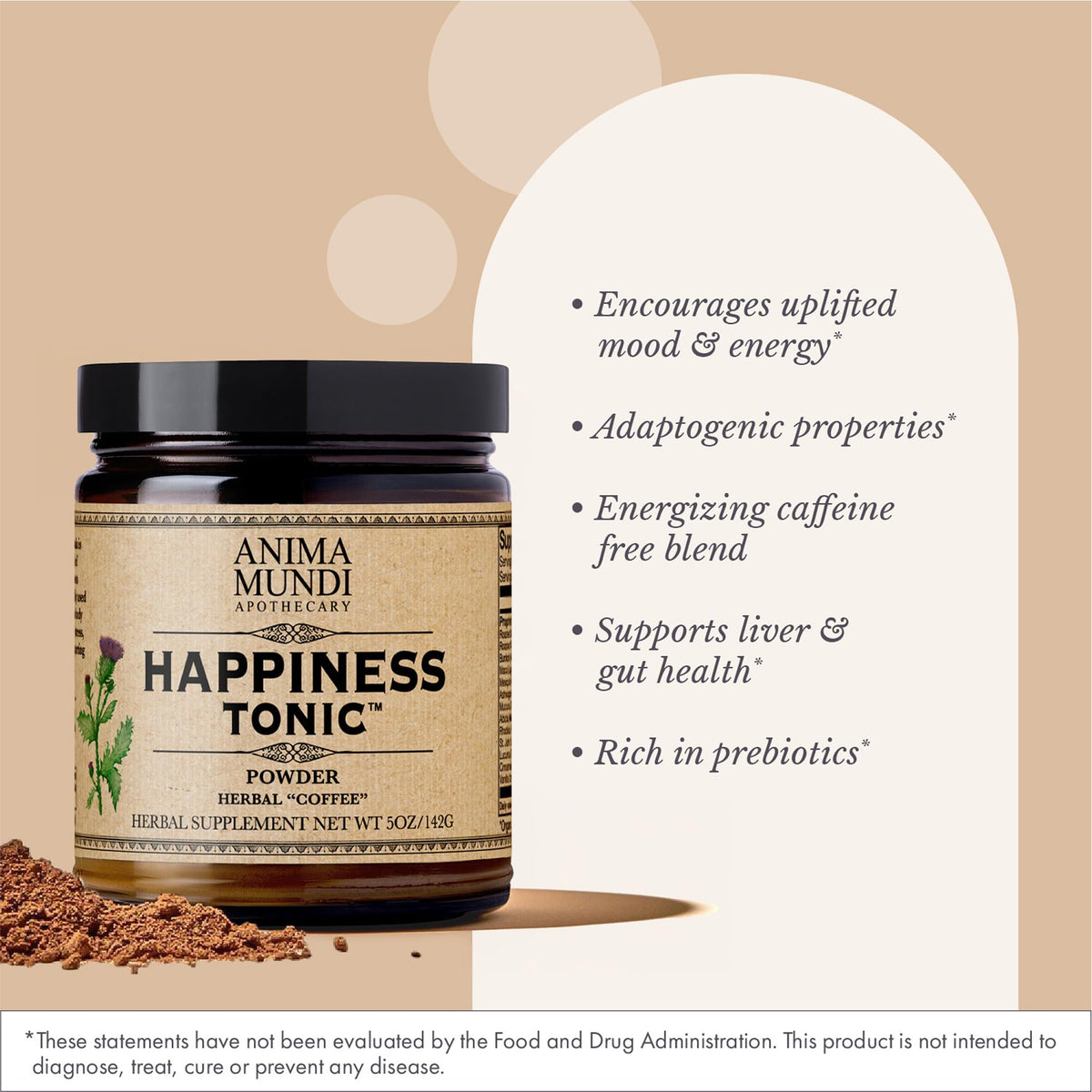 Anima Mundi Substitute de Café aux Herbes 141g avec une cuillère à café
