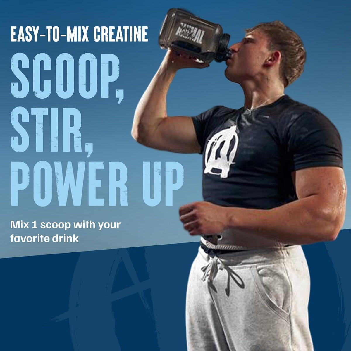 Animal Creatine Monohydrate HMB+ 340g avec cuillère doseuse