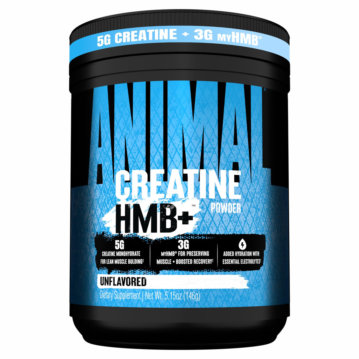 Animal Creatine Monohydrate HMB+ 340g vue avant