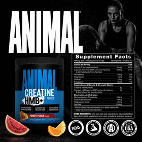 Animal Creatine Monohydrate HMB+ 430g emballage