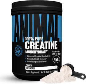 Animal Creatine Monohydrate Poudre 1000g vue de face