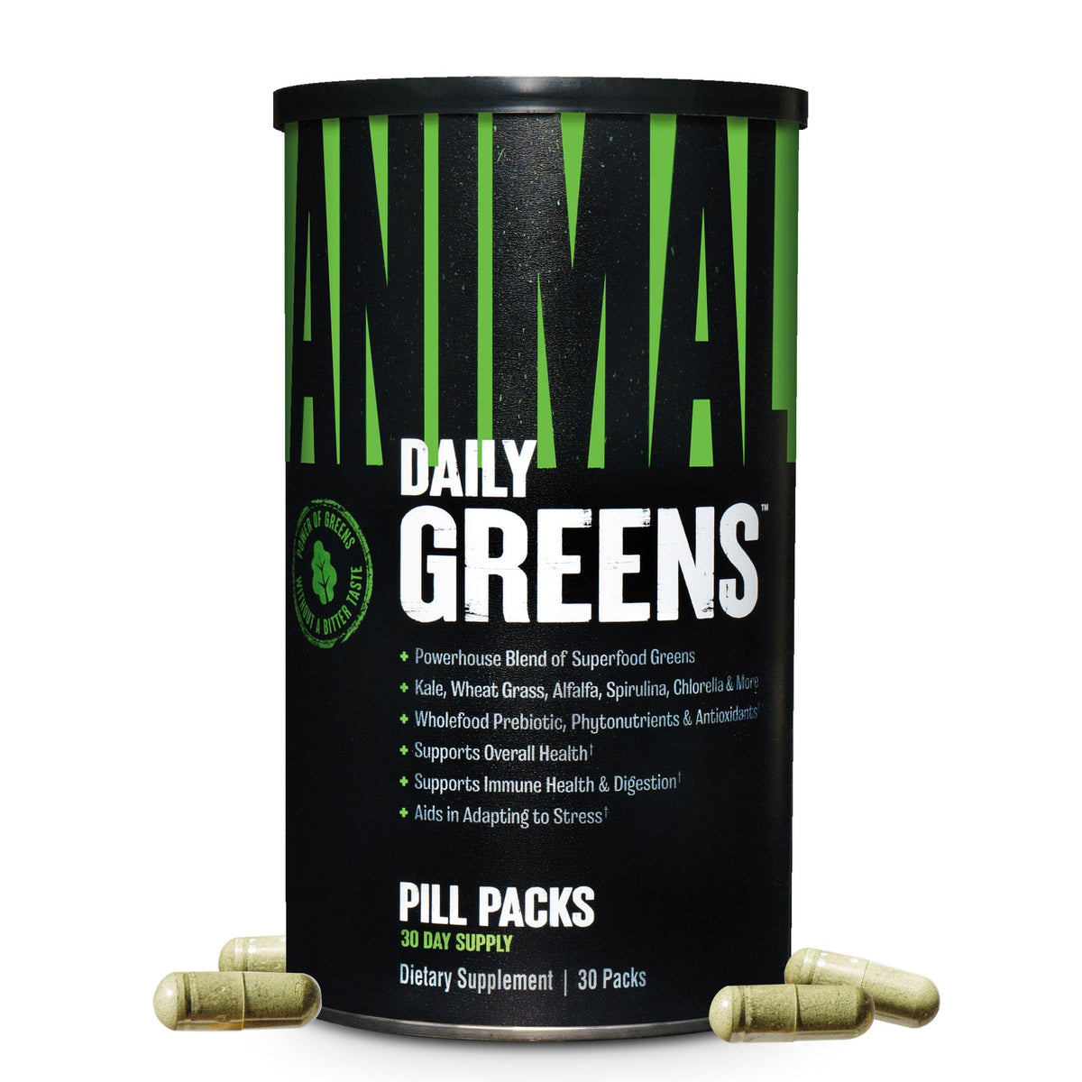 Animal Daily Greens 30 capsules pack front view