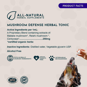 Animal Essentials Mycotriplex Champignon 60ml ingrédients