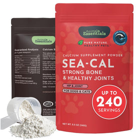 Animal Essentials Sea-Cal poudre de calcium d'algue marine 254g vue de face