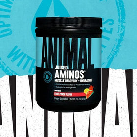 Animal Juiced Aminos 380g vue de côté avec étiquette