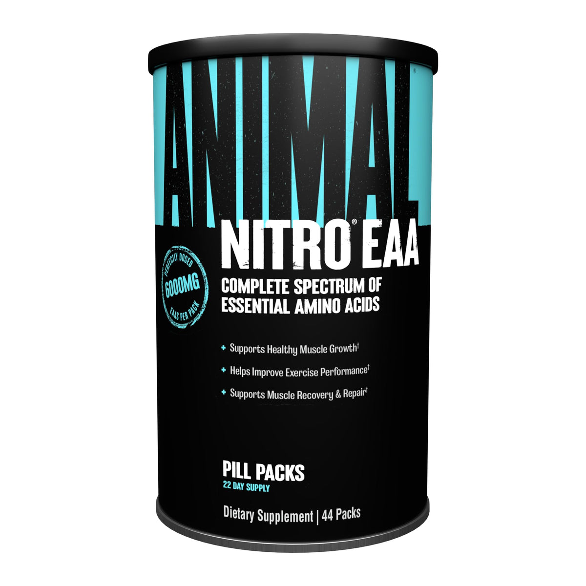 Animal Nitro EAA 44 Packs vue avant avec étiquette détaillée