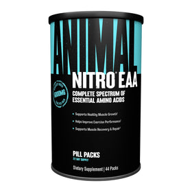 Animal Nitro EAA 44 Packs vue avant avec étiquette détaillée