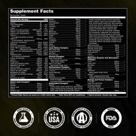 Animal Pak boîte avec étiquettes de qualité