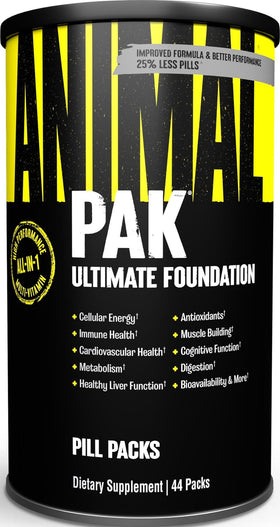 Animal Pak complément alimentaire multivitaminé 44 pochons vue de face