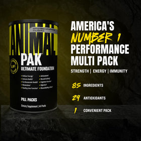 Animal Pak Complément Multivitaminé 30 Dosettes Pratiques emballage