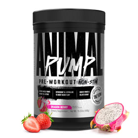 Animal Pump Non-Stim poudre pré-workout 540g saveur Dragon Berry vue de face