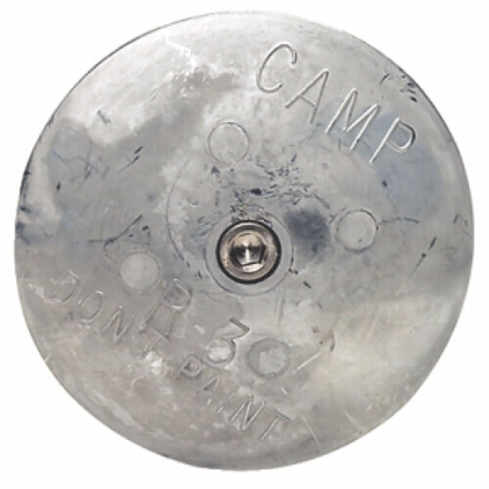 Anodes en Zinc R3 de CAMP AIRCRAFT PARTS, diamètre 3-3/4"