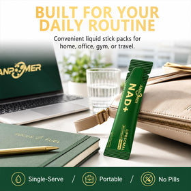 ANPOMER sachets de NAD+ en vue de dos