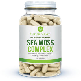 Antler Farms Complex de Mousse de Mer 130 capsules, vue de face