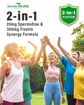 Anven Health Complément Alimentaire Spermidine & Fisetin détails des ingrédients