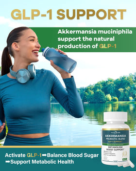 Anven Health Probiotiques Akkermansia 270 capsules en gros plan