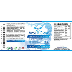 AnxiClear Complément Alimentaire 100mg 5-HTP vue arrière