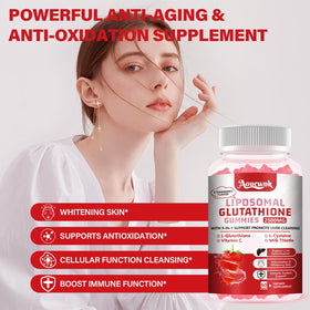 Aouewnk Gélifiés de Glutathion Liposomal 2500MG - Portion de gélifiés