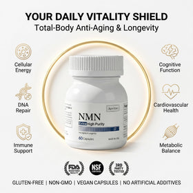 AOVITAO Complément NMN 500mg gélules sur fond blanc