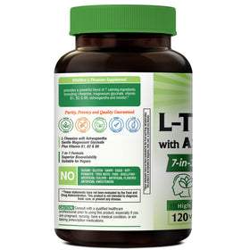 Aperçu des ingrédients de Vitalibre L-Théanine avec Ashwagandha
