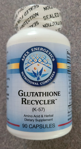 Apex Energetics Glutatione Recycler 90 capsules vue de face avec emballage