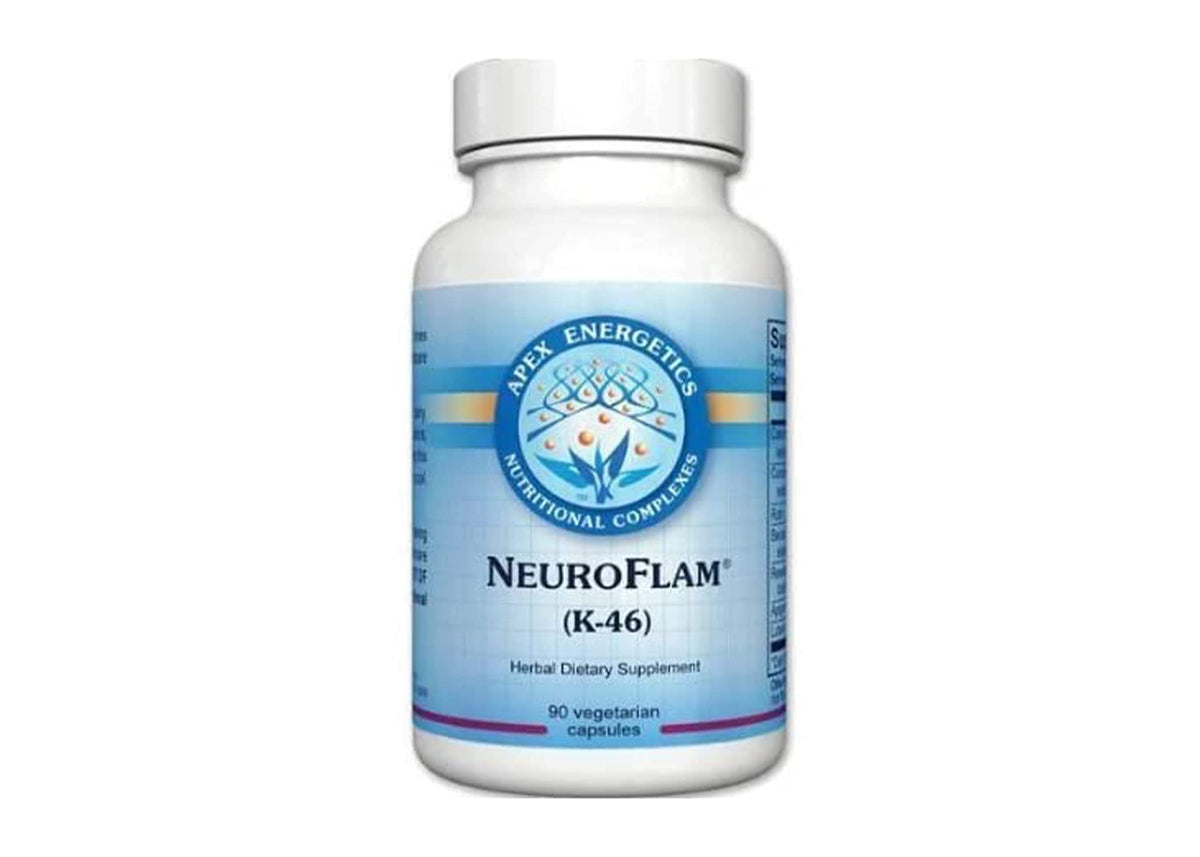 Apex Energetics NeuroFlam (K-46) capsules, vue de côté