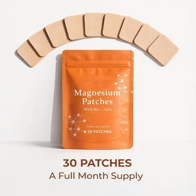 Application d'un patch de magnésium UN UNITEDTIME sur la peau