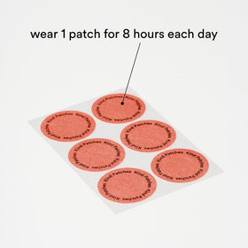 Application d'un patch Kind Patches sur la peau