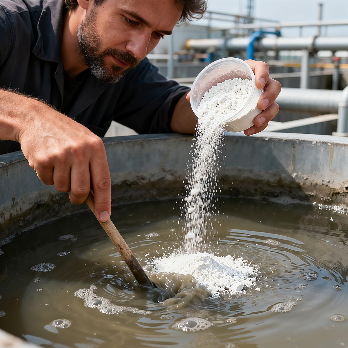 Application de la chaux hydratée dans le traitement de l'eau