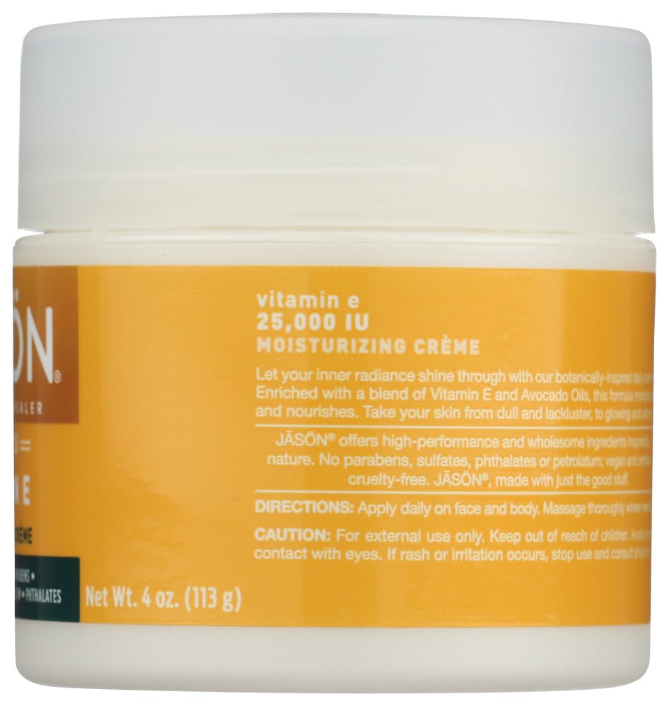 Application de la crème Vitamine E sur la peau