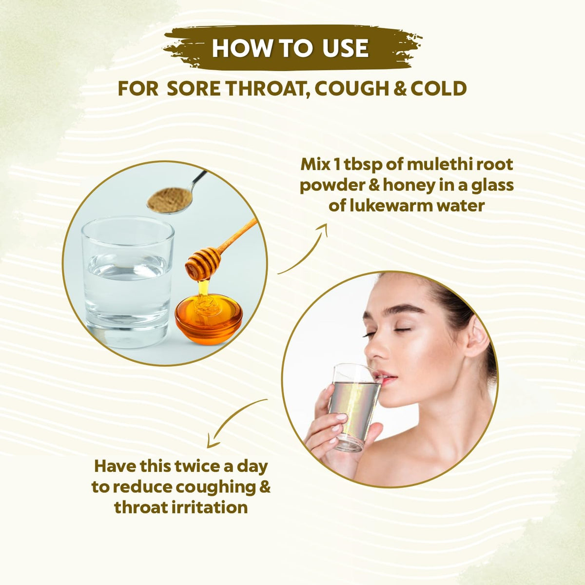 Application de masque facial avec poudre de réglisse