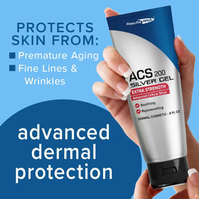 Application du gel ACS 200 sur une coupure