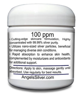 Application du Gel d'Argent Colloïdal sur la peau